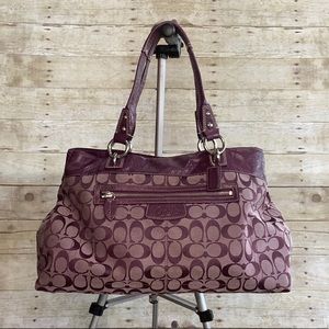 Coach Signature Monogram Tote